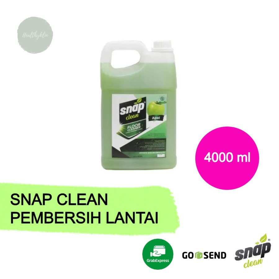 Jual Floor Cleaner (Sabun Pembersih Lantai) Snap Clean 4 Liter Apel ...