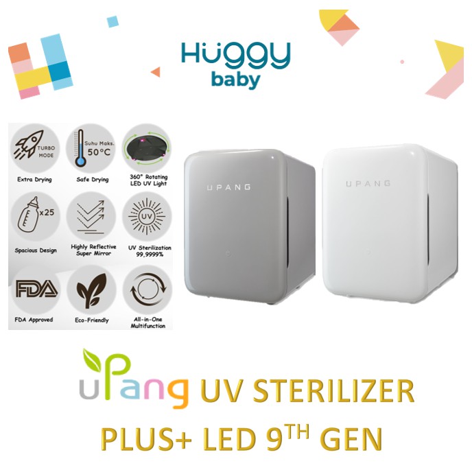 uPang PLUS+ LED 9th Generation UV Sterilizer Tanpa Air (Seri LED)