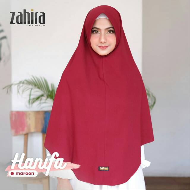 Hanifa Khimar Original MAROON