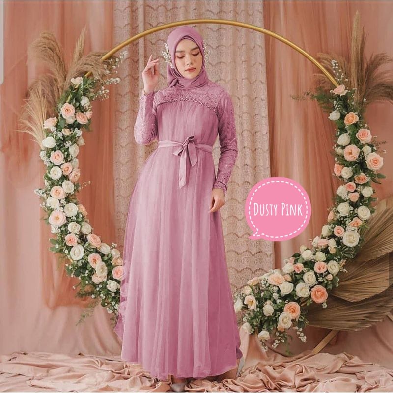 BJ - MAXI MIKAYLA / GAMIS MIKAYLA / GAMIS BRUKAT / GAMIS PESTA