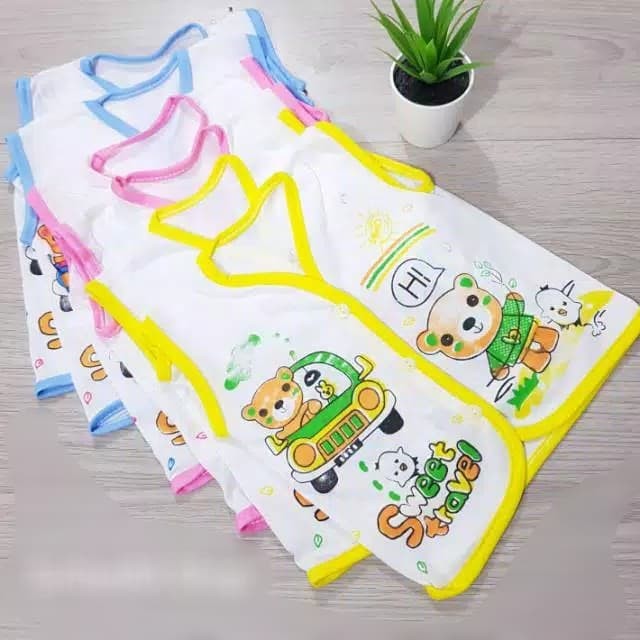 Lusinan Baju Bayi Tanpa Lengan Newborn