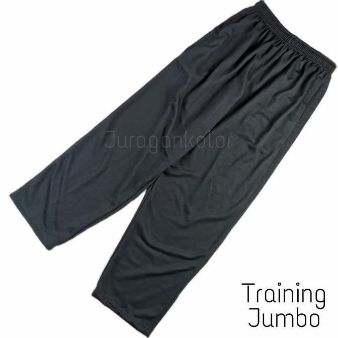 Celana Panjang Training Pria Jumbo Polos Baby Terry