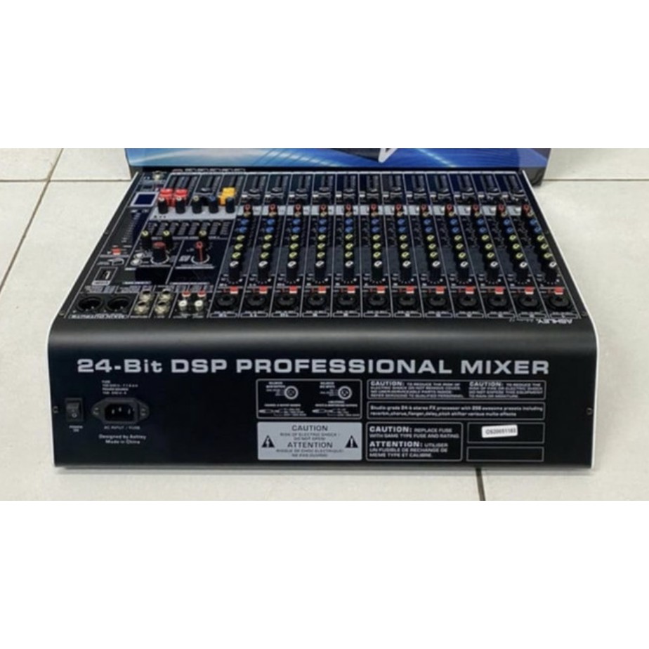 Mixer Ashley 12 channel Selection-12 Baru Support Usb Recording to PC