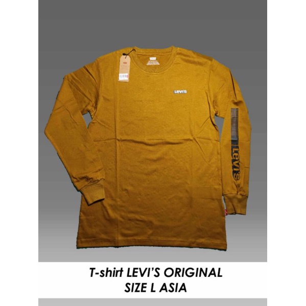 kaos LEVIS LENGAN PANJANG ORIGINAL/kaos BRANDED/kaos levis, kaos branded pria, levis ,branded , kaos