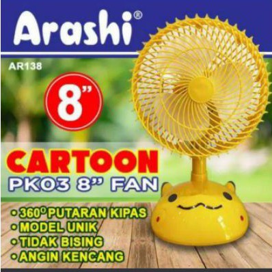 Kipas Angin Meja, Deskfan ARASHI CARTOON 8&quot;