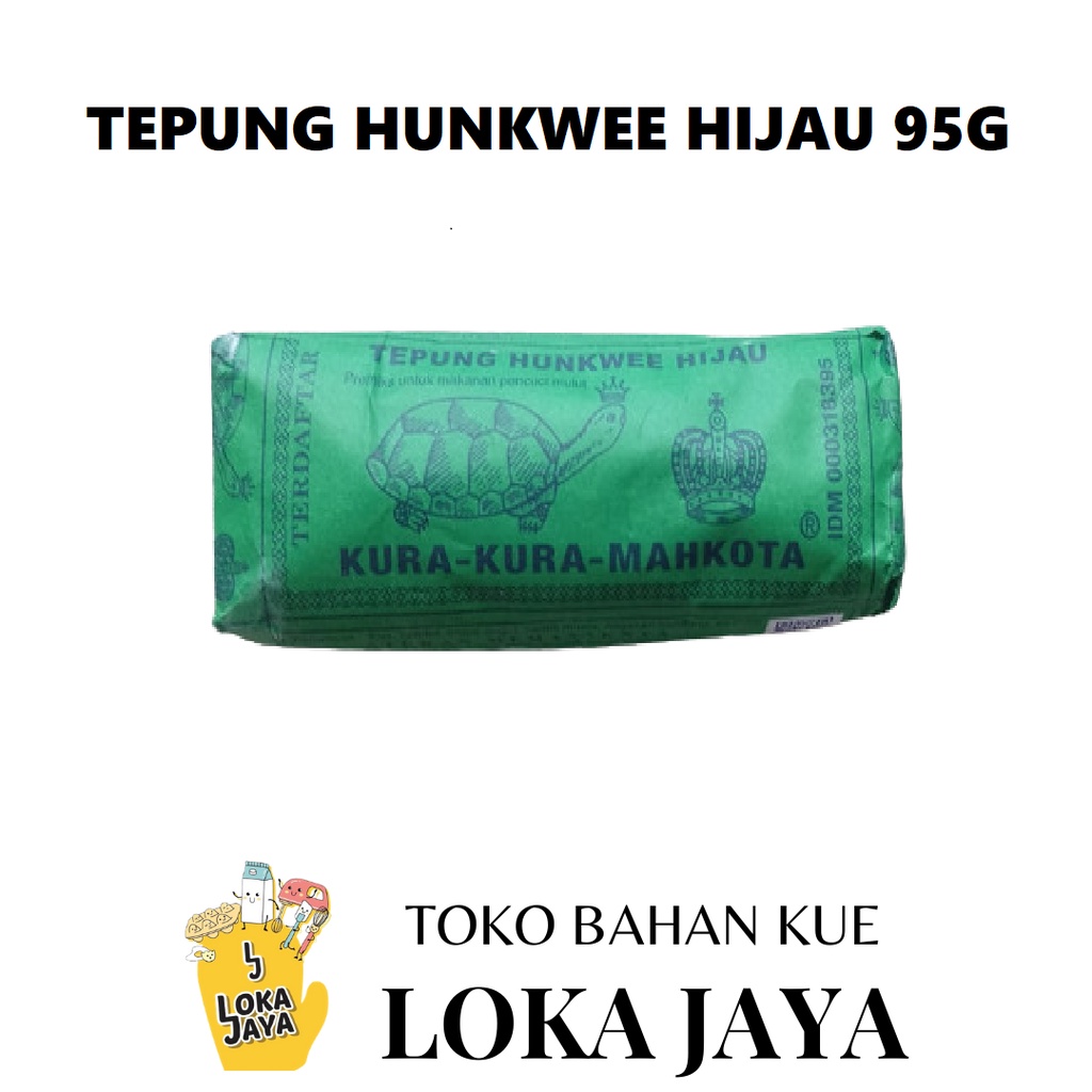 

TEPUNG HUNKWEE WARNA HIJAU, MERAH, COKLAT 95 GR