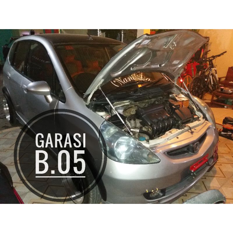 aksesoris variasi hidrolik kap mesin honda jazz lama gd3