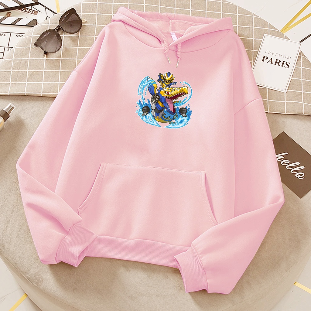 Sweater hoodie anak laki laki BLUE RANGERS baju anak cewek cowok kartun keren