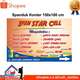 Plang Konter Jualan Pulsa Hp Aksesoris Shopee Indonesia