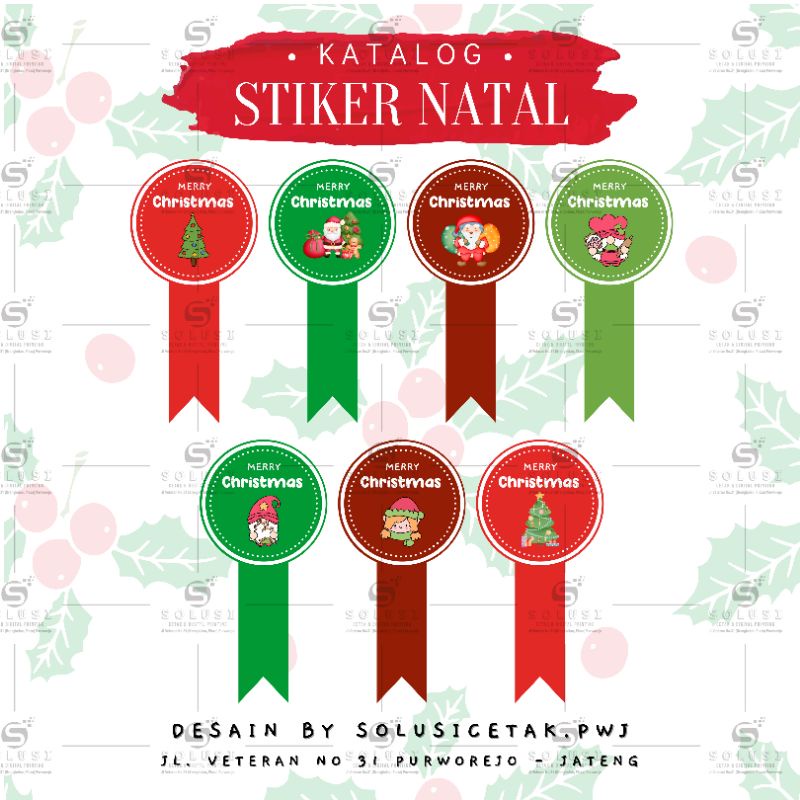 

Stiker Natal Lucu