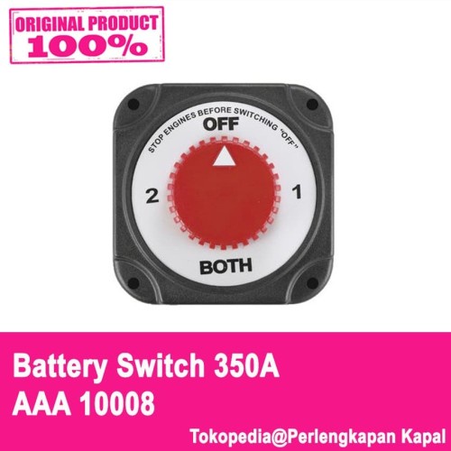 PERTUKANGAN OTOMASI INDUSTRIAL BATTERY SWITCH 350A / BATTERY SWITCH 10008 / SWITCH AKI KAPAL