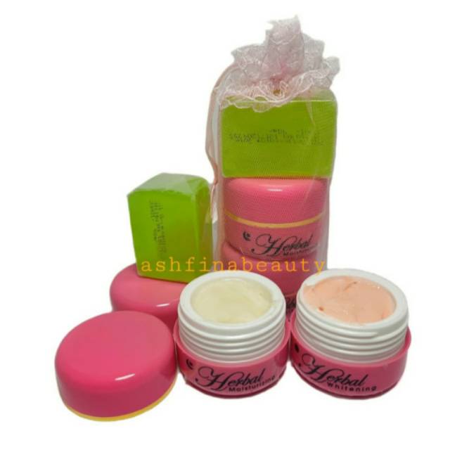 PAKET CREAM HARBAL PINK NEW 3in1