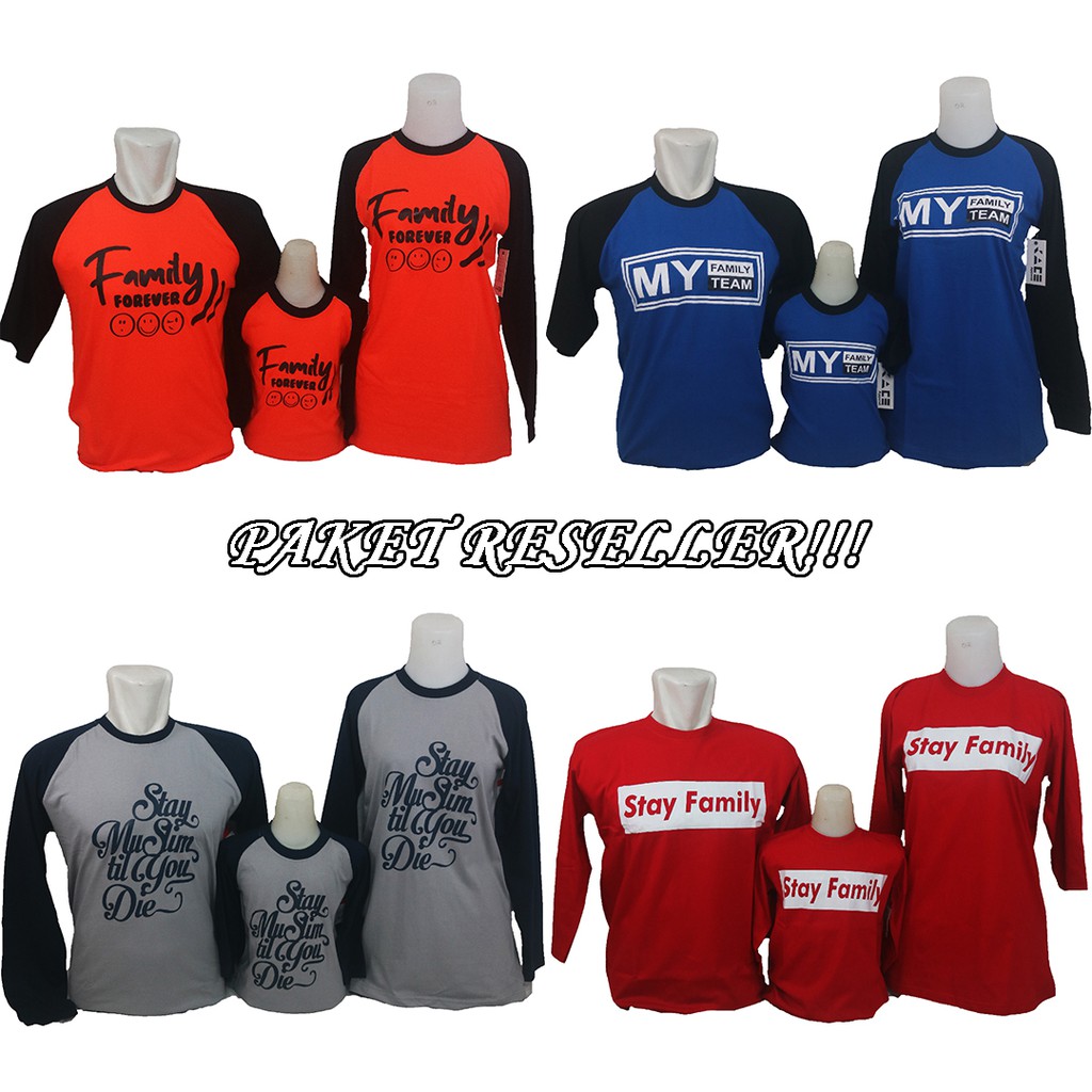 KAOS COUPLE FAMILY - PAKET DROPSHIP DAN RESELLER