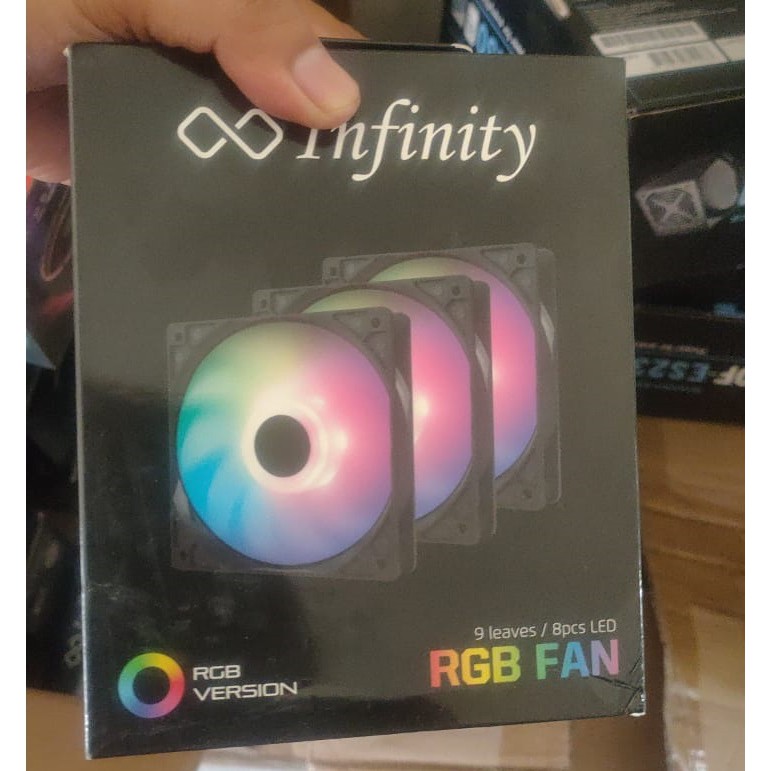 Fan Casing Infinity RGB Inside Ring - 3 Pack