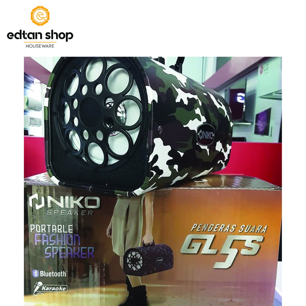 Speaker Bluetooth mini Niko GL-5S Speaker Portable Bluetooth mini bentuk tas