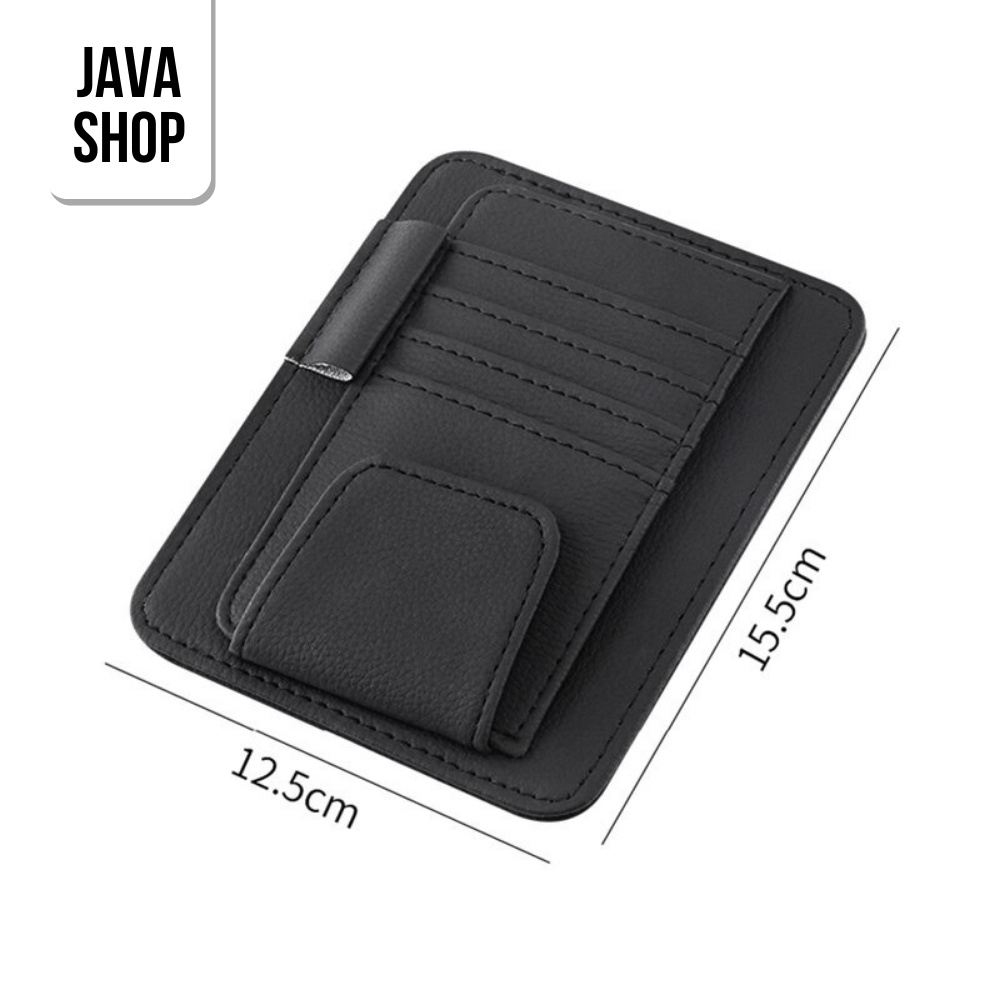 JAVASHOP Tempat Kartu Mobil Visor Car Organizer