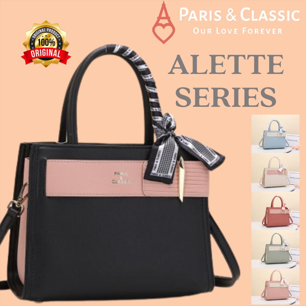 Paris Classic Tas Wanita Import Fashion Branded Original Handbag Top Handle Wanita Tas Jinjing Tenteng Kerja Wanita [PC31791]