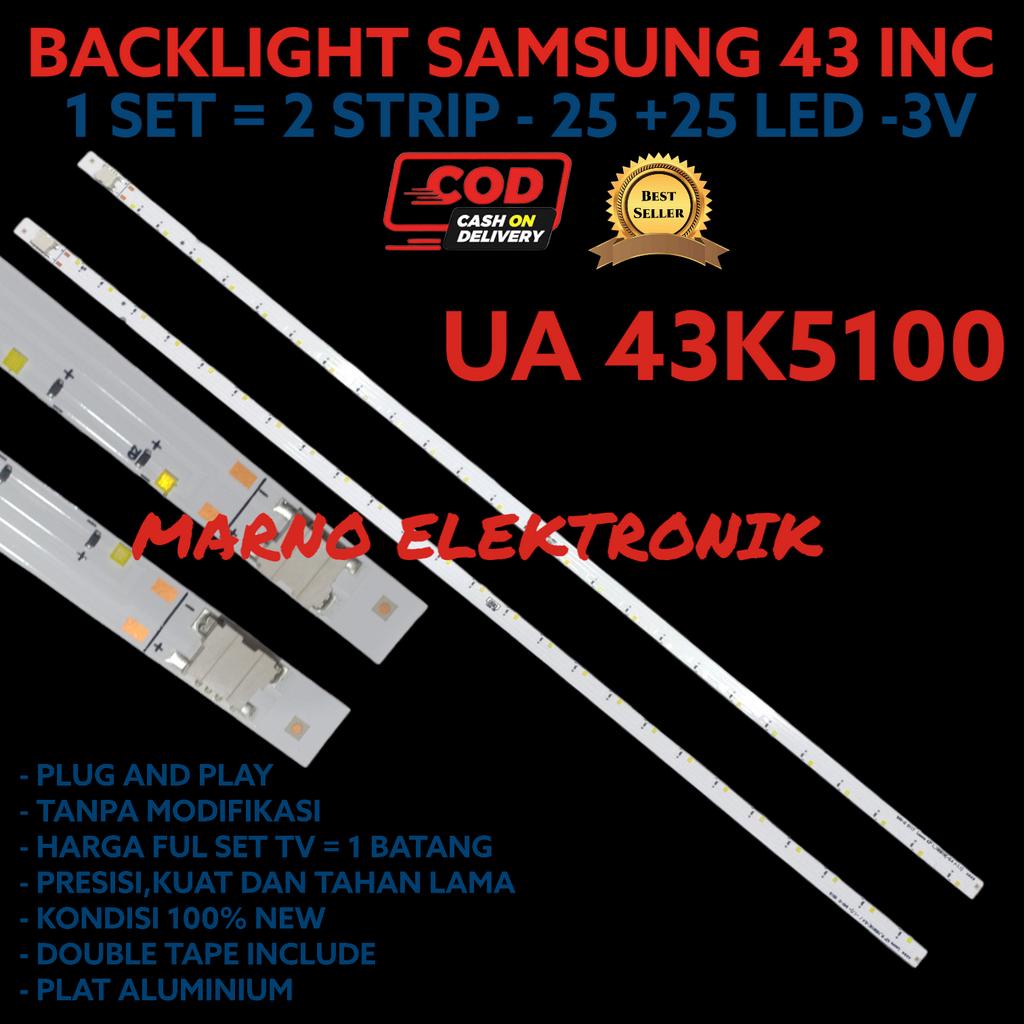 BACKLIGHT SAMSUNG 43 IN UA43K5100 UA 43K5100 UA-43K5100 BL LAMPU