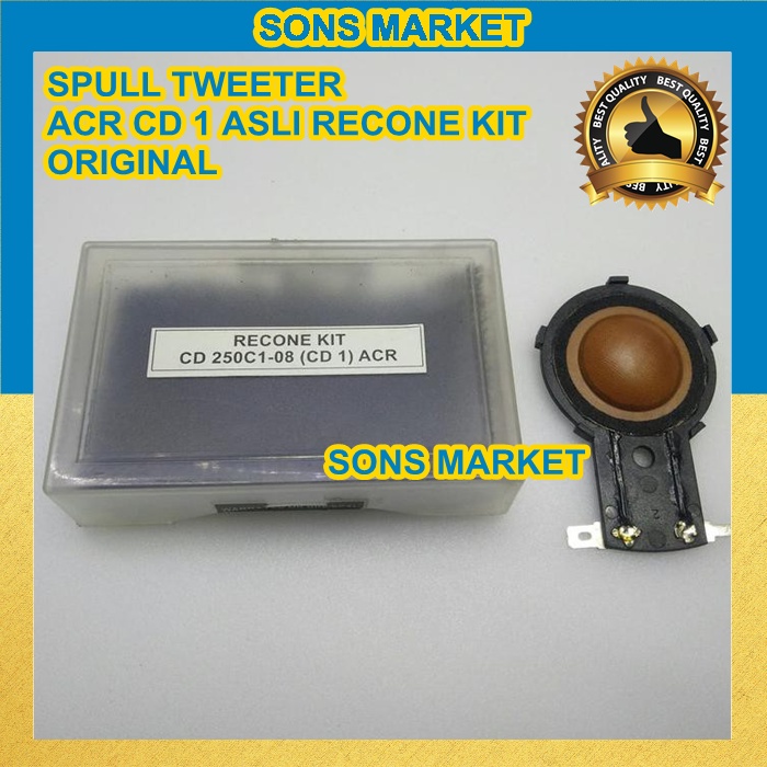 SPUL TWEETER ACR CD 1 ASLI RECONE KIT ACR SPUL TWITER ACR CD1 ORIGINAL