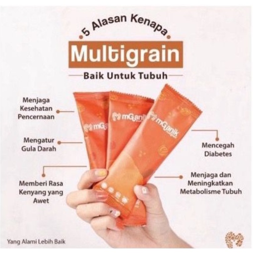 Mganik Multigrain Sachet - Superfood Cegah Gula Darah dan Kolesterol