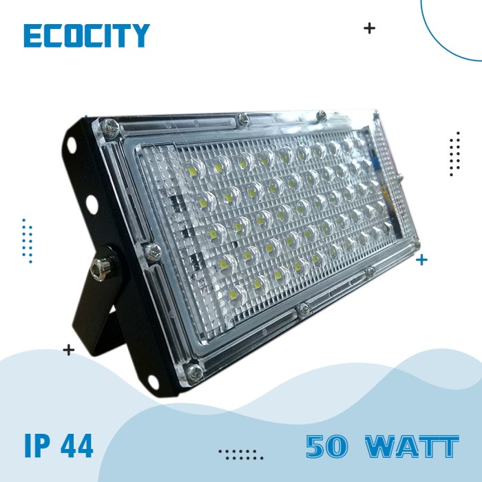 Terbatas Tje618 - Lampu Sorot Led/Flood Light/Dream Cast Light 50 Watt Ip66 Putih Repro