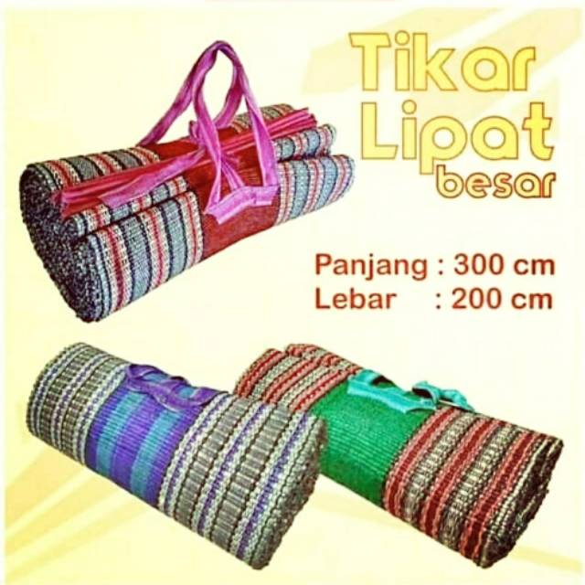 TIKAR LIPAT BESAR TIKAR GULUNG