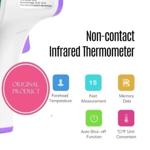 ✬ AIQURA Termometer tembak gun / thermo gun /alat pengukur suhu tubuh ✽