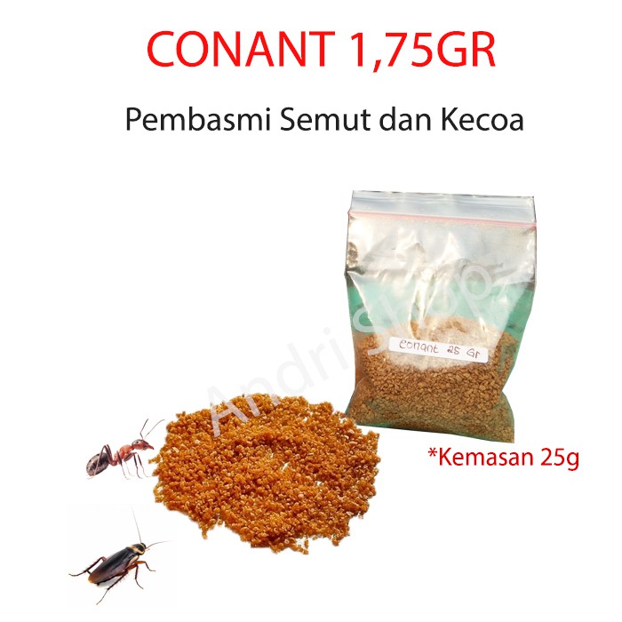 Conant 1,75 GR Racun Semut dan Kecoa kemasan 25 Gram