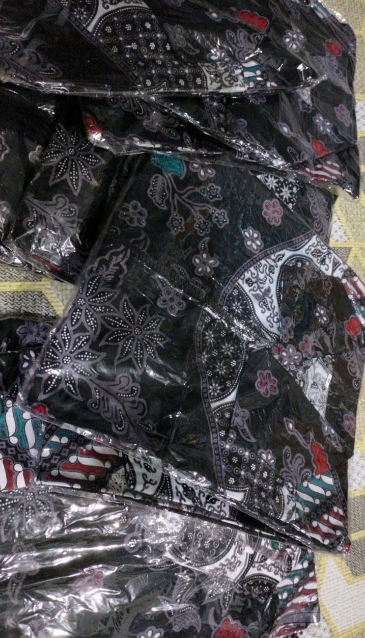Kemeja Batik Lengan Panjang Size M L Xl Xxl Seragam Bswart Batik Hrb026 Kenongo Hem Panjang Padi