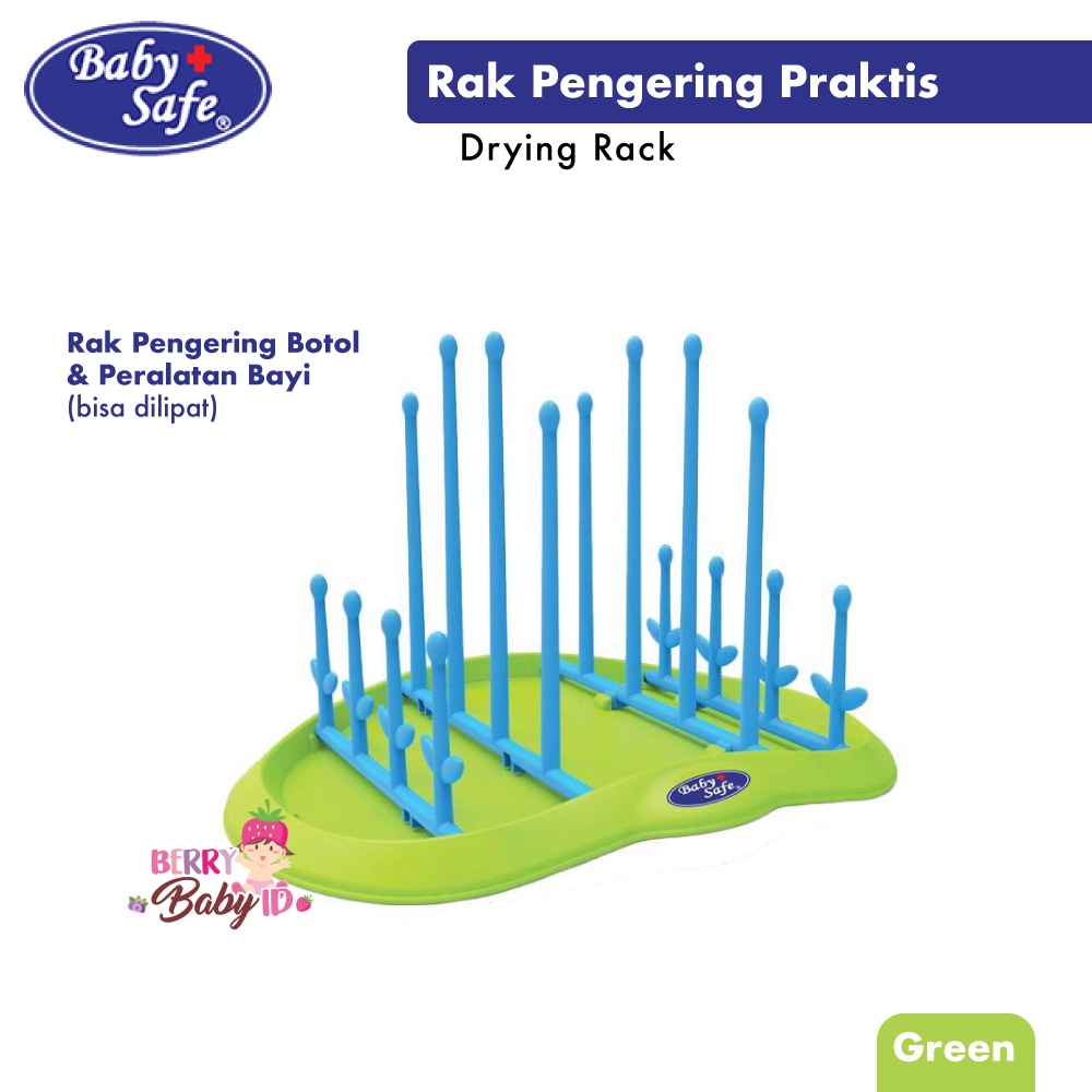 Baby Safe Collapsible Drying Rack Rak Pengering Botol Bayi BBS049 Berry Mart