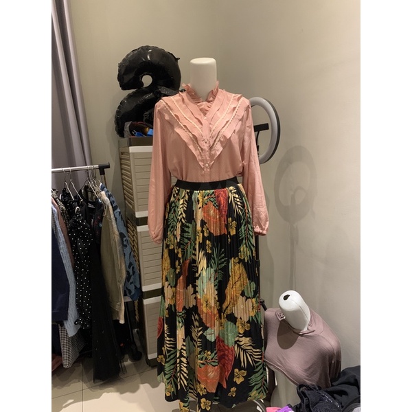 SET ROK Z*RA BUNGA / SET ROK FLOWER