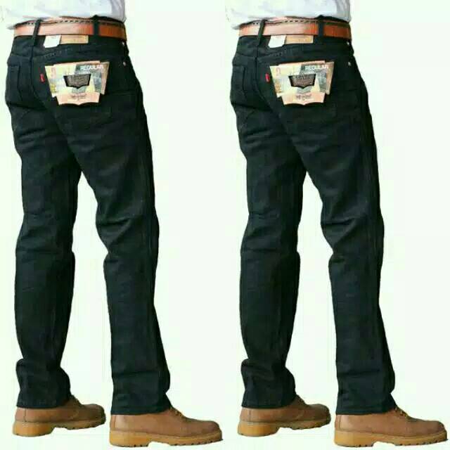 Celana jeans regular fit jeans standar pria jeans panjang xpd jeans premium