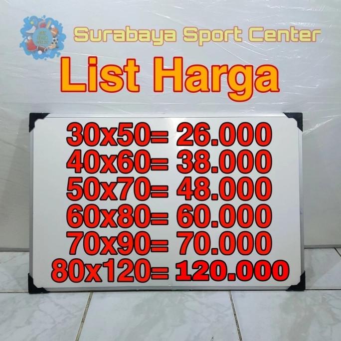 

@#@#@#] Papan Tulis / white board 30cmx50cm