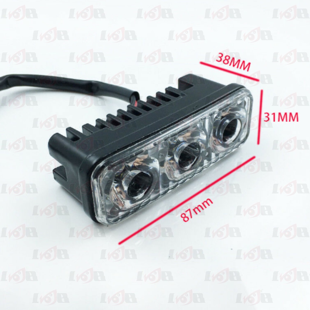 Lampu Sorot Kotak Led Cree 3 Mata