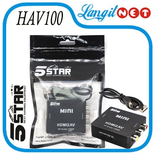 HAV100 5STAR MINI HD TO AV CONVERTER