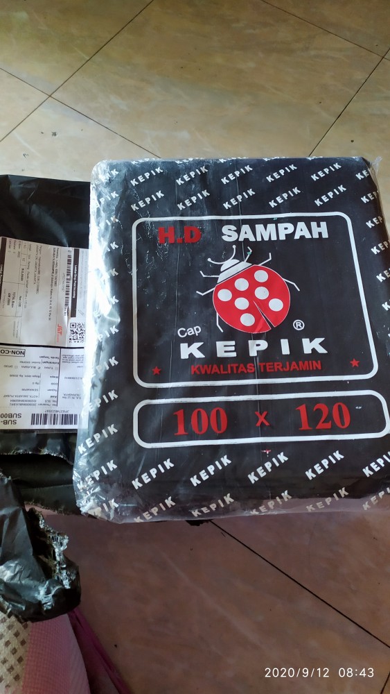 Plastik Sampah 100 Cm X 120 Cm