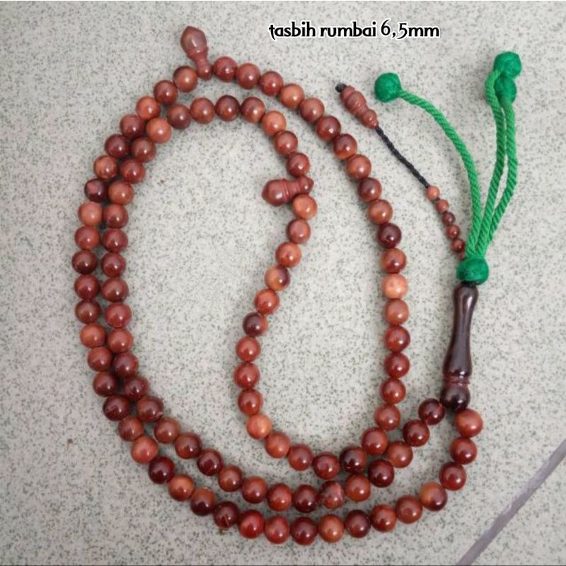 Tasbih kaokah bulan terompah, dan model rumbai bagus untuk perlengkapan solat ukuran 6,5 mm bisa COD