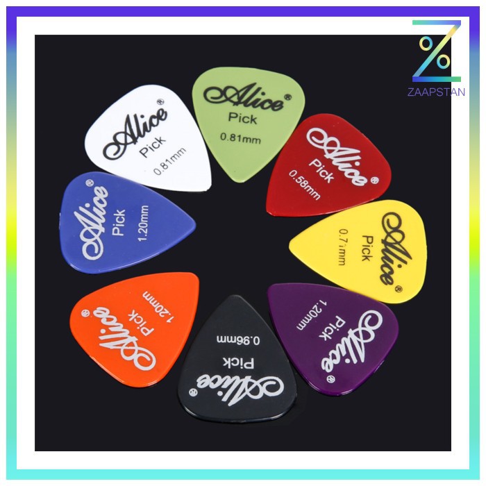 Alice Pick Gitar Akustik 50 PCS - A011A - Multi-Color