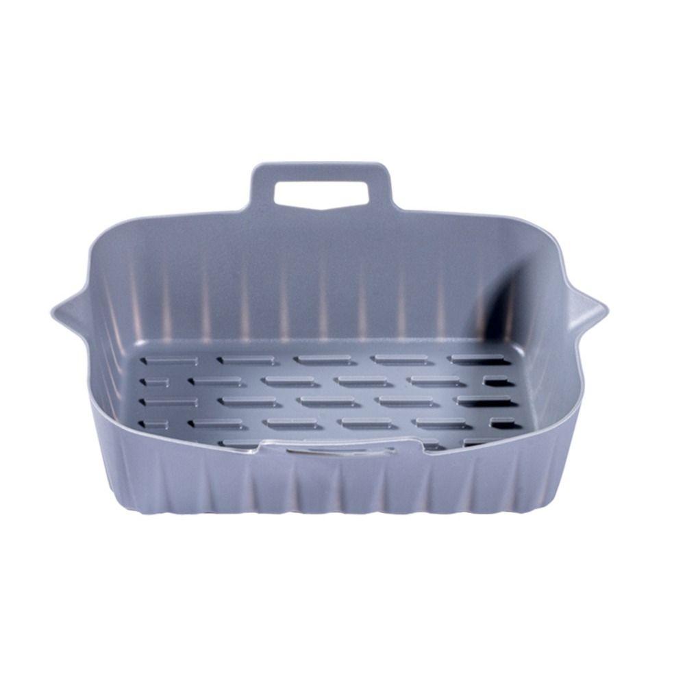 Populer Air Fryer Silicone Pot Grill Pot Tray Reusable AirFryer Aksesoris Baking Basket