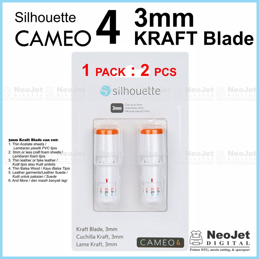 

Pisau Cameo 4 Kraft Blade Craft Blade 3 mm Original Mesin Cutting Sticker Silhouette Cameo 4