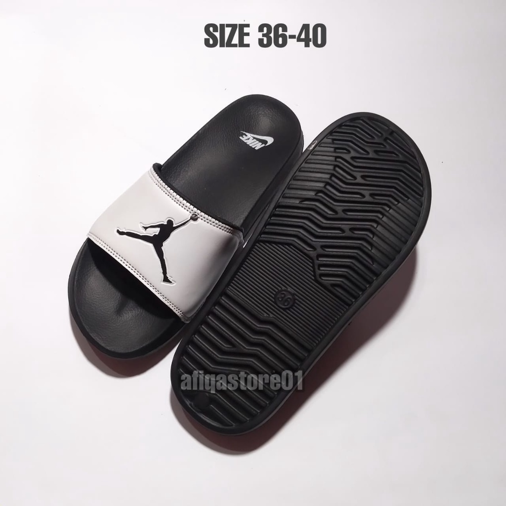 Sandal Casual Wanita Sandal Karet Slip On Slide Size 36-40