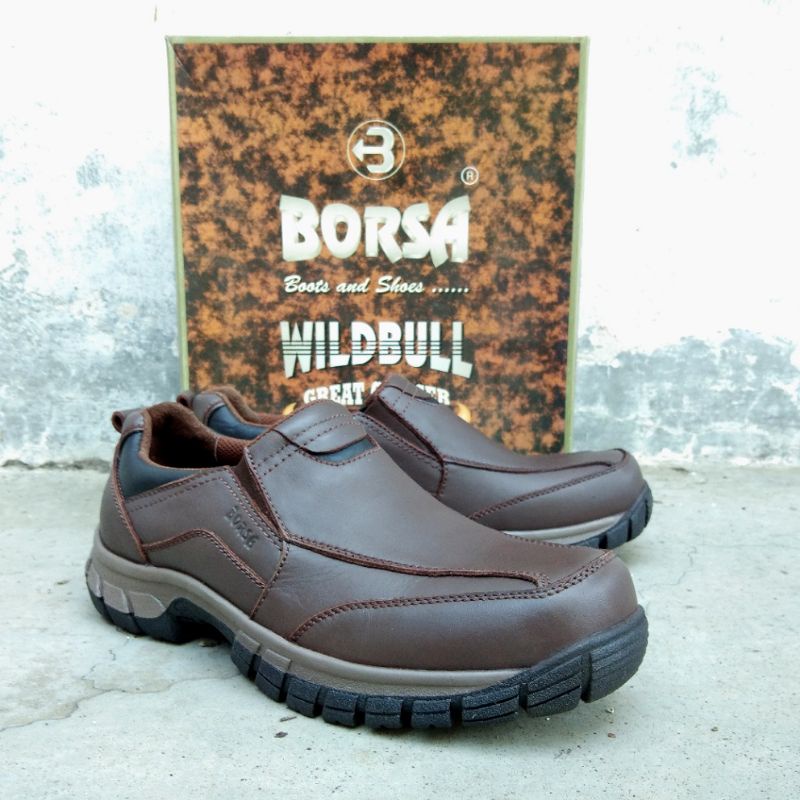 SEPATU KULIT BORSA DEBONAIR - ORIGINAL LEATHER CASUAL SHOES