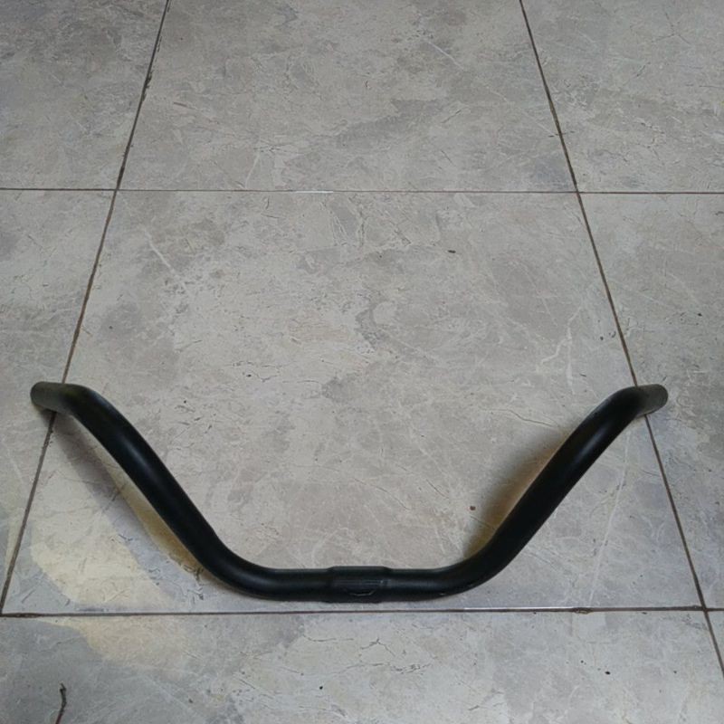Handlebar stang sepeda mini Phoenix 20 repaint hitam