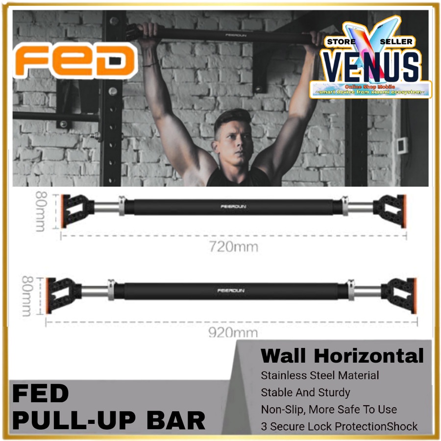 FED Horizontal Bar Pull-up Device Safety Non-slip Alat Fitness
