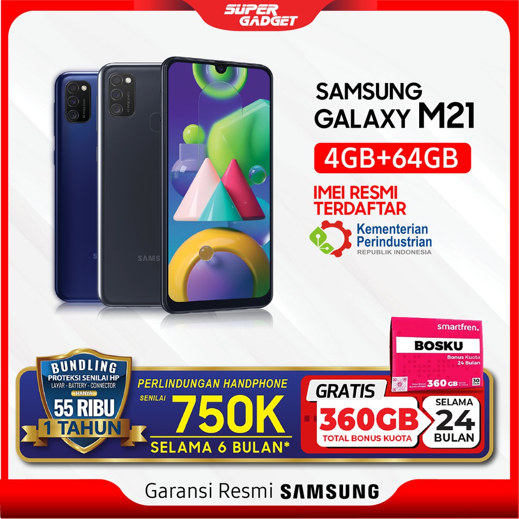 Jual Samsung Galaxy M21 M 21 Ram 4 Gb Rom 64 Gb 4 64 Original Garansi Resmi Shopee Indonesia
