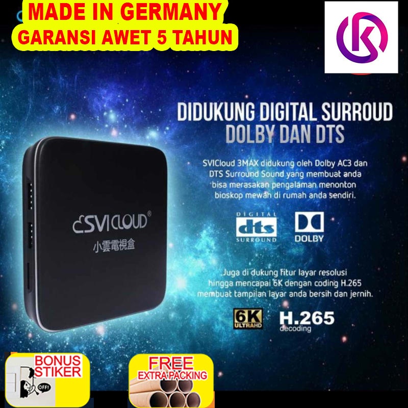 Promo TV Android Box SVI Cloud 3 S 6K