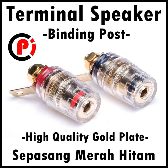 Binding Post Speaker Terminal Banana Jack Gold Plated High Quality