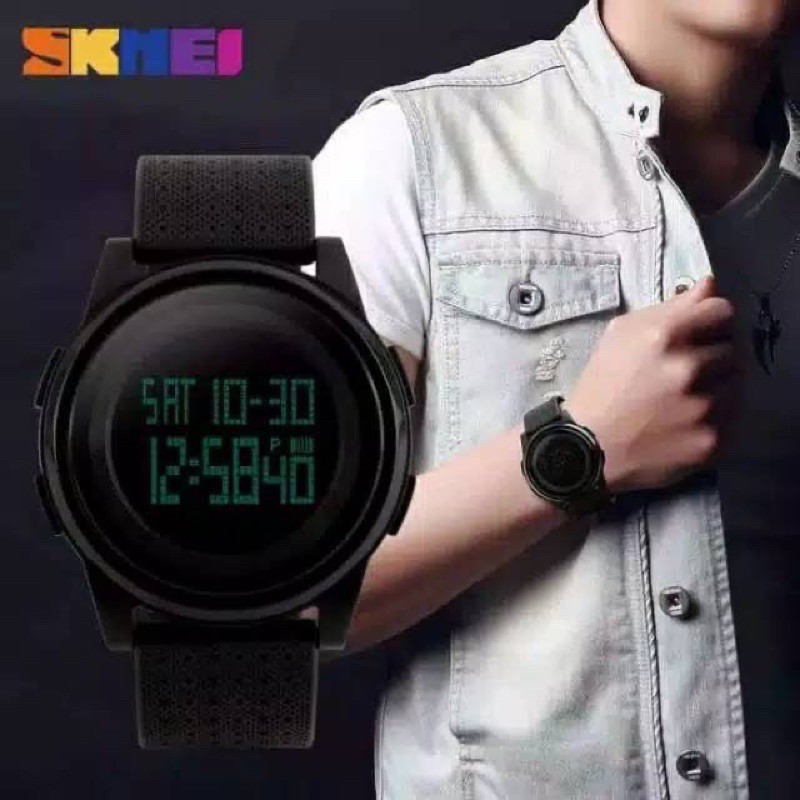 SKMEI 1206 ORIGINAL 100% Jam Tangan Pria Bisa Wanita SKMEI Digital LED ORIGINAL 1000%