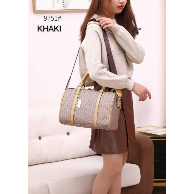 Tas Bonia Speedy Classic Leather Bag 9751 Semi Premium (Kode: BON125