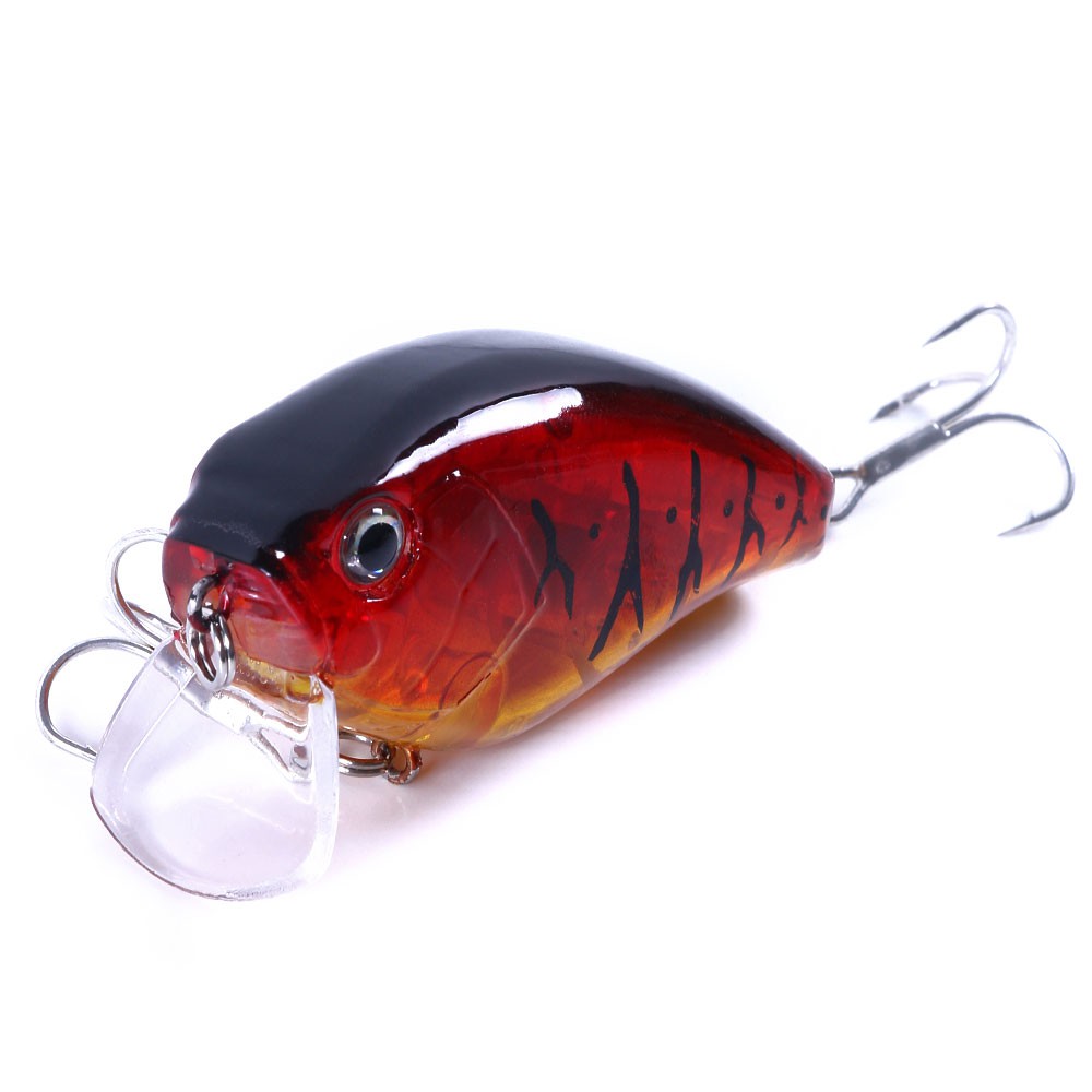 HENGJIA 1Pcs New  6cm/17g Crankbait Umpan Pancing Minnow Fishing Lure Ikan Bass Wobbler Bait Tackle